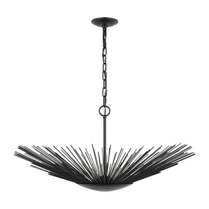 Visual Comfort Studio - AP1084AI - One Light Pendant - Helios - Aged Iron