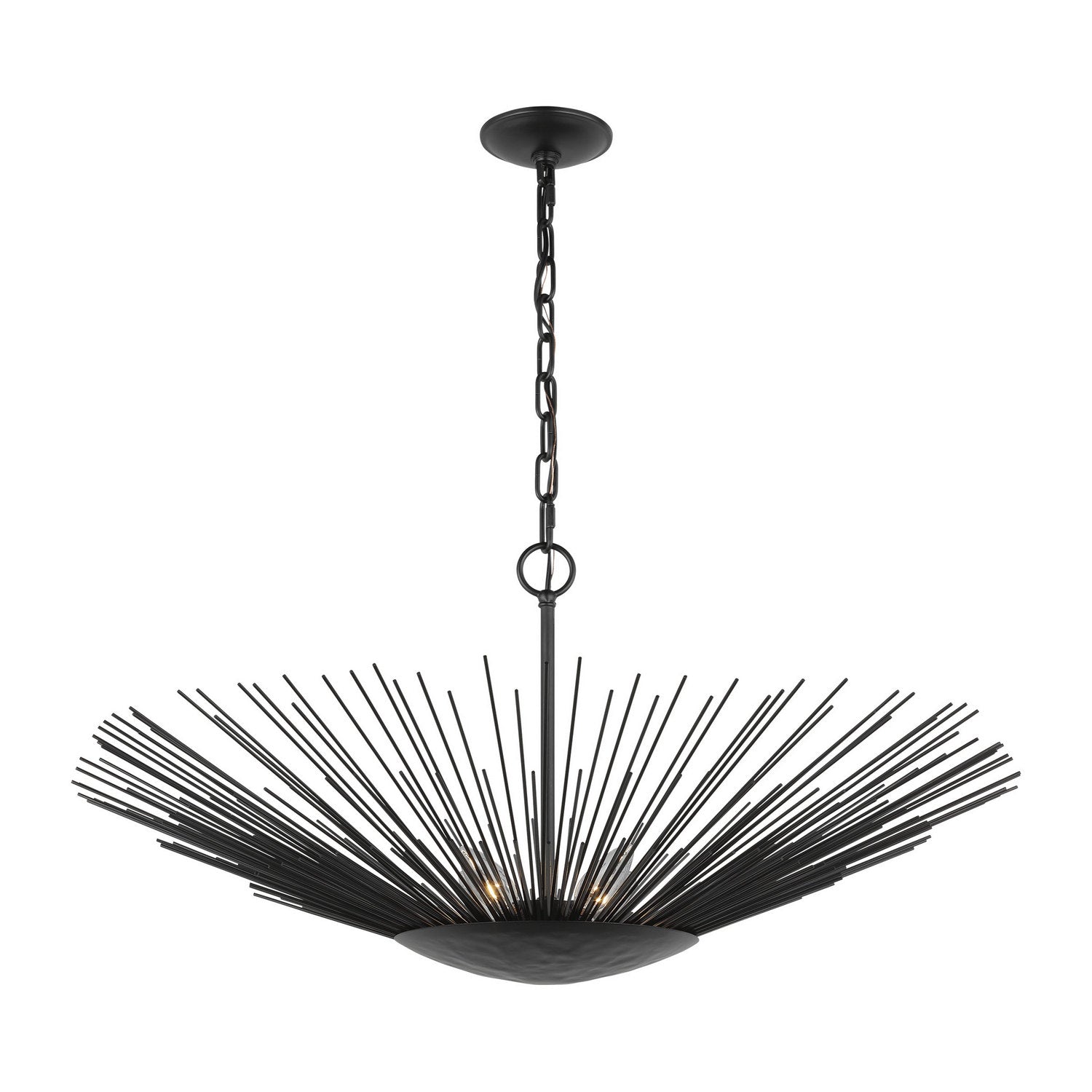 Visual Comfort Studio - AP1084AI - One Light Pendant - Helios - Aged Iron