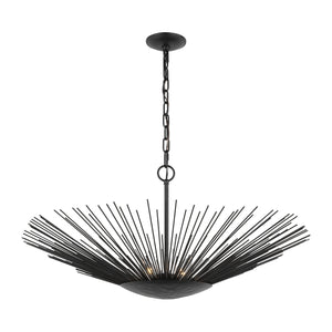Visual Comfort Studio - AP1084AI - One Light Pendant - Helios - Aged Iron