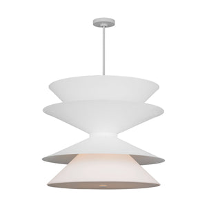 Visual Comfort Studio - LXP10212CPST - 12 Light Pendant - Chambord - Cast Plaster
