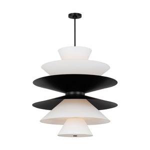 Visual Comfort Studio - LXP10316AI - 16 Light Pendant - Chambord - Aged Iron