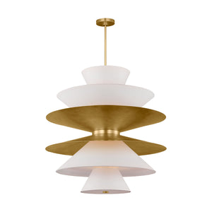 Visual Comfort Studio - LXP10316GD - 16 Light Pendant - Chambord - Gild