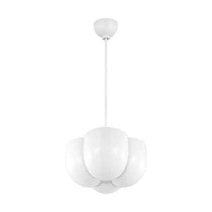 Visual Comfort Studio - LXP1044MWT - Four Light Pendant - Cheverny - Matte White