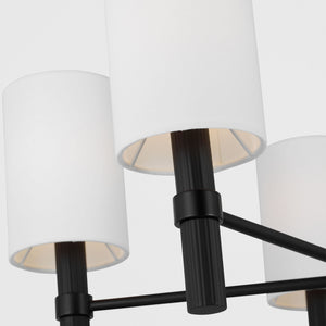 Visual Comfort Studio - DJC1135MBK - Five Light Chandelier - Manor - Midnight Black