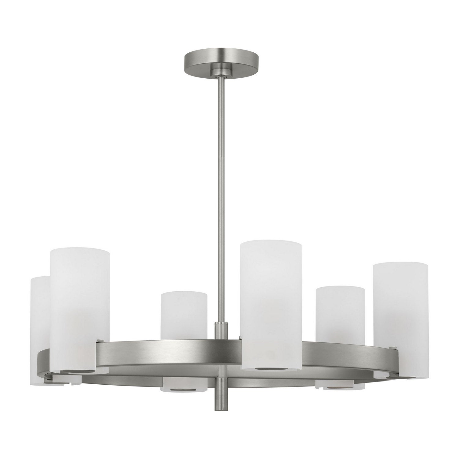 Visual Comfort Studio - DJC1166BS - Six Light Chandelier - Rhode - Brushed Steel