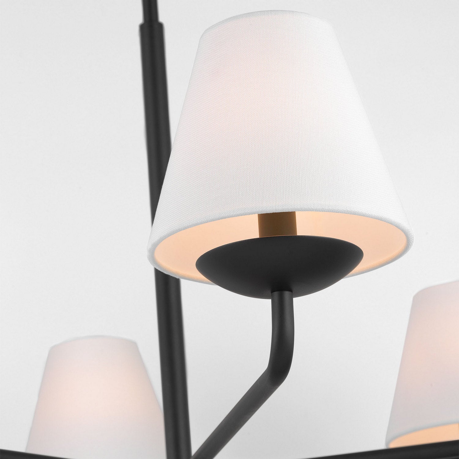 Visual Comfort Studio - DJC1186MBK - Six Light Chandelier - Albion - Midnight Black