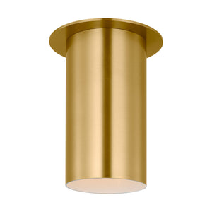 Visual Comfort Studio - DJF1021SB - One Light Flush Mount - Archer - Satin Brass