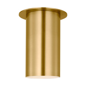 Visual Comfort Studio - DJF1021SB - One Light Flush Mount - Archer - Satin Brass