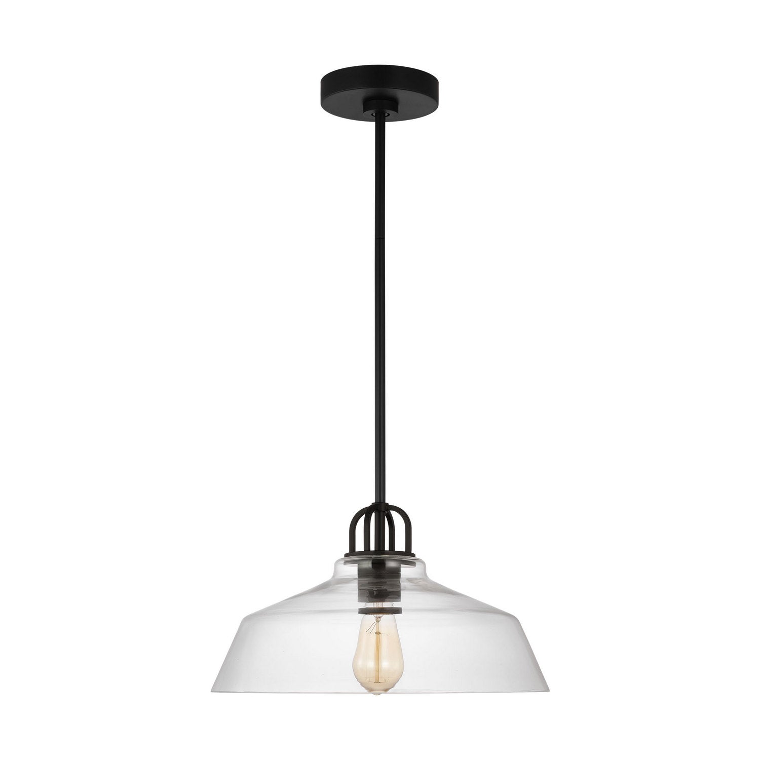 Visual Comfort Studio - DJP1121MBK - One Light Pendant - Payton - Midnight Black