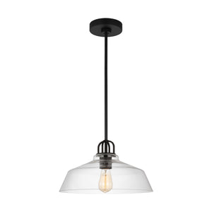 Visual Comfort Studio - DJP1121MBK - One Light Pendant - Payton - Midnight Black