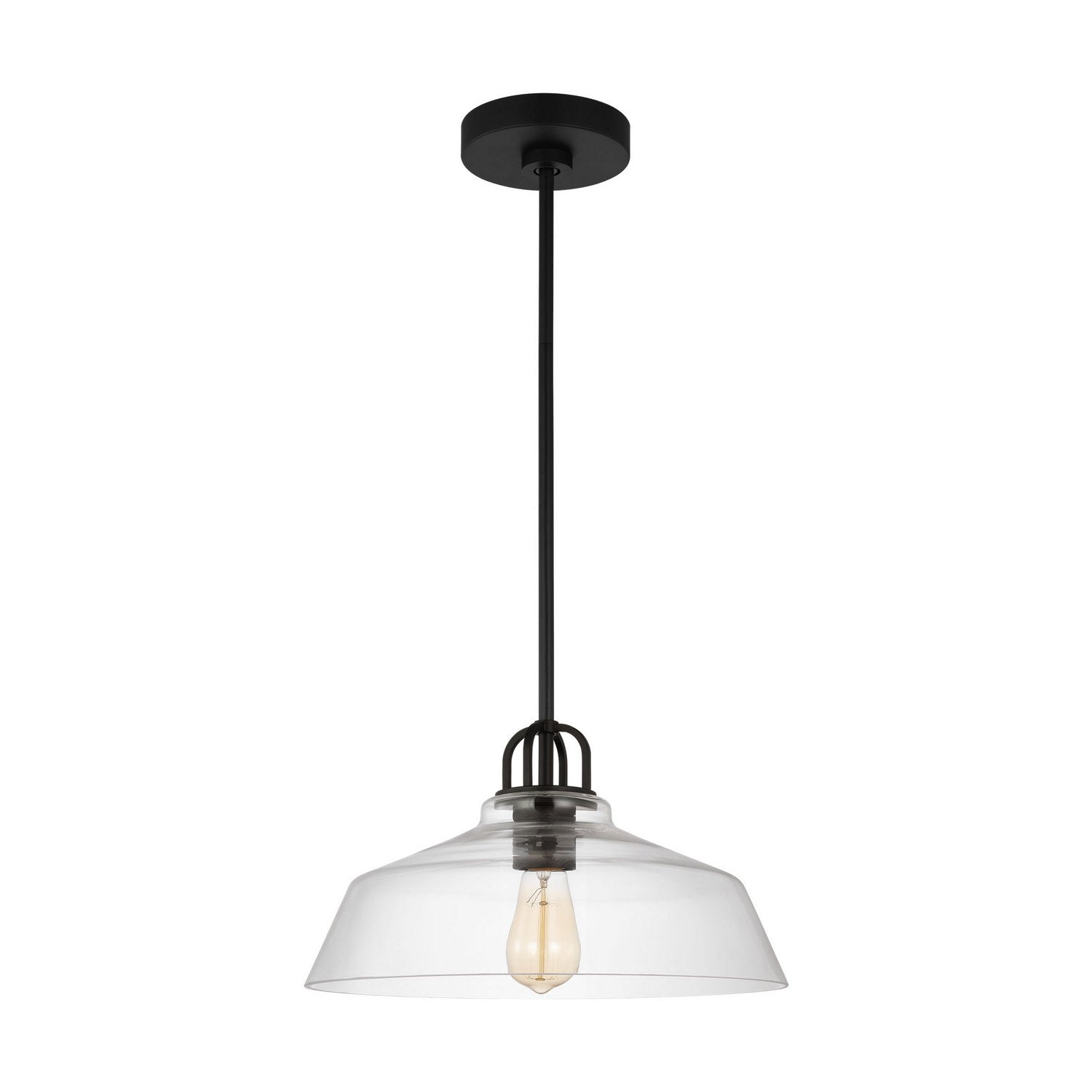 Visual Comfort Studio - DJP1121MBK - One Light Pendant - Payton - Midnight Black