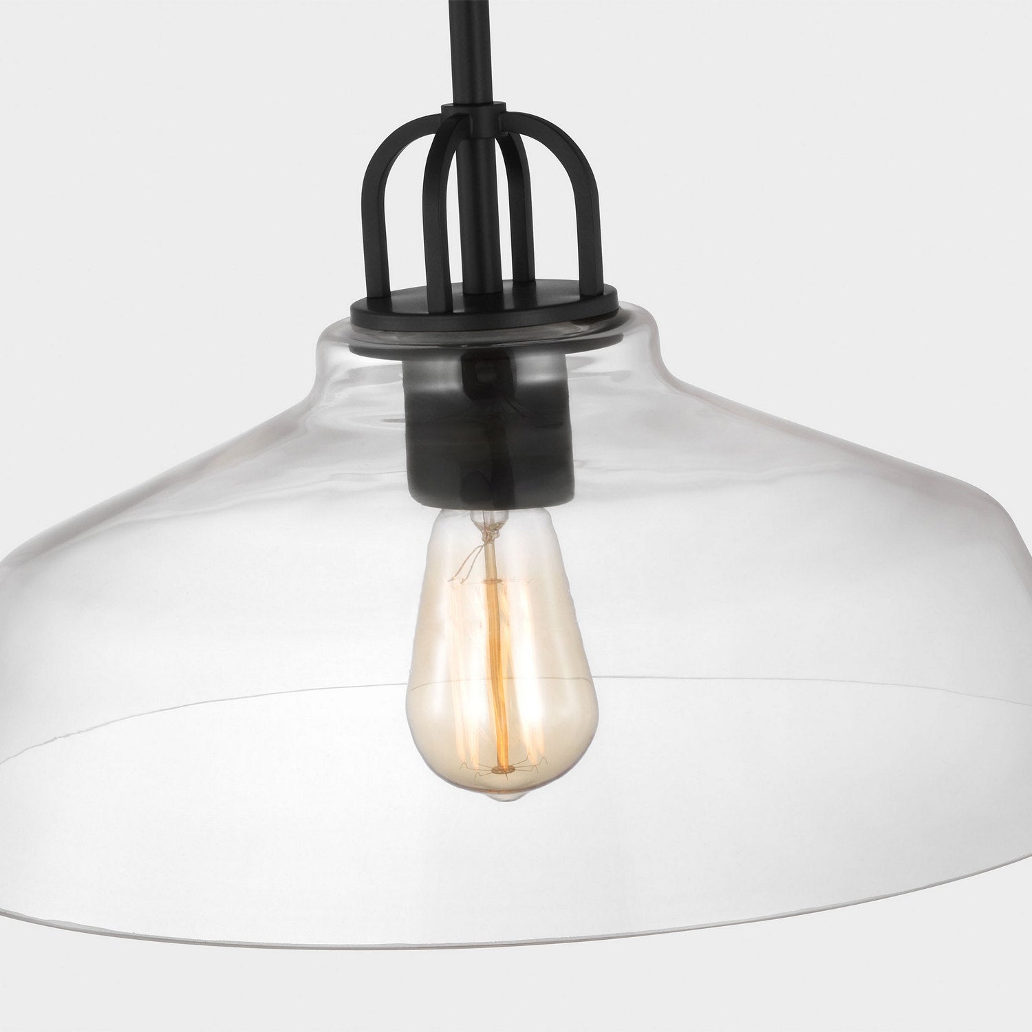 Visual Comfort Studio - DJP1121MBK - One Light Pendant - Payton - Midnight Black
