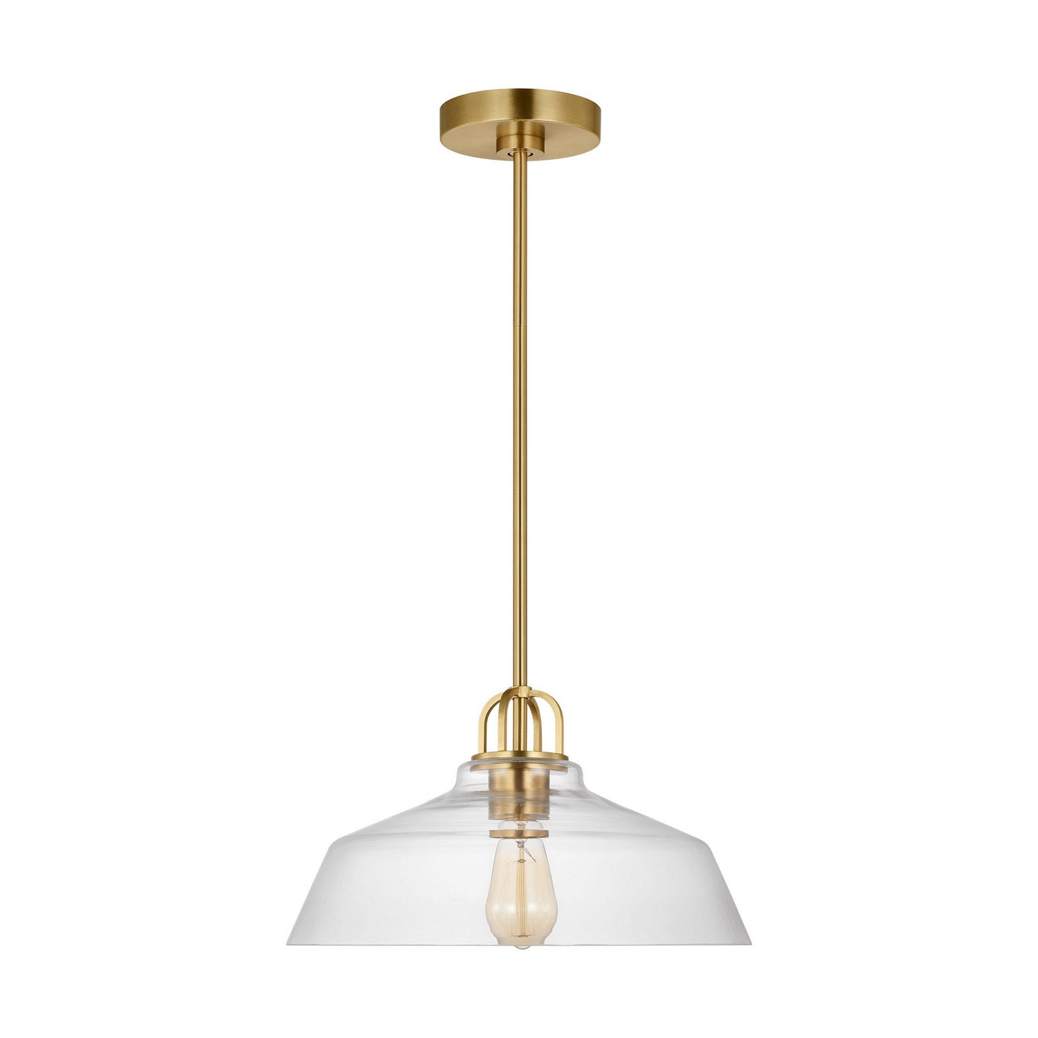 Visual Comfort Studio - DJP1121SB - One Light Pendant - Payton - Satin Brass