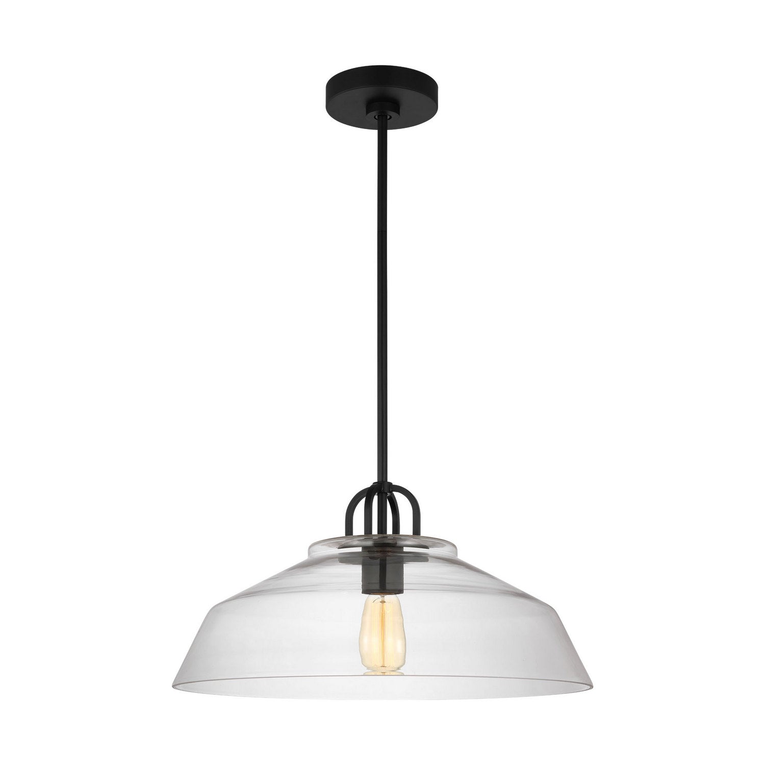 Visual Comfort Studio - DJP1131MBK - One Light Pendant - Payton - Midnight Black