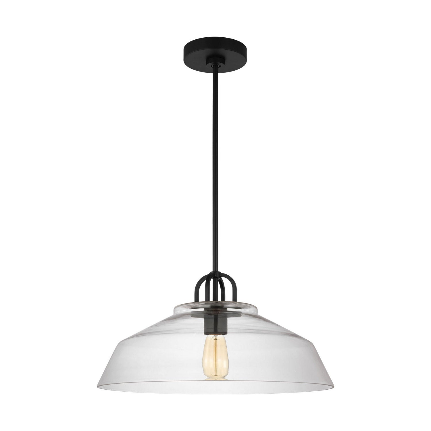 Visual Comfort Studio - DJP1131MBK - One Light Pendant - Payton - Midnight Black
