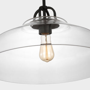 Visual Comfort Studio - DJP1131MBK - One Light Pendant - Payton - Midnight Black