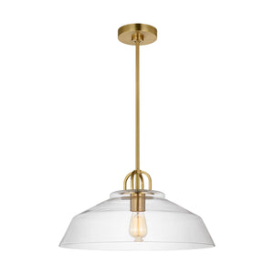 Visual Comfort Studio - DJP1131SB - One Light Pendant - Payton - Satin Brass