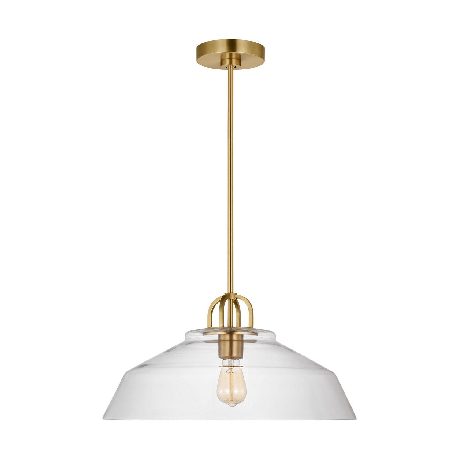 Visual Comfort Studio - DJP1131SB - One Light Pendant - Payton - Satin Brass