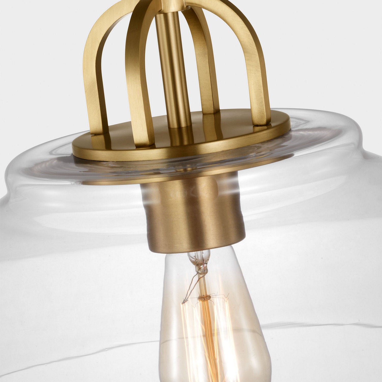 Visual Comfort Studio - DJP1131SB - One Light Pendant - Payton - Satin Brass