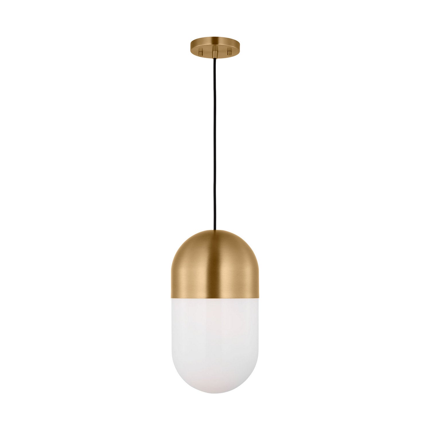 Visual Comfort Studio - DJP1141SB - One Light Pendant - Foster - Satin Brass