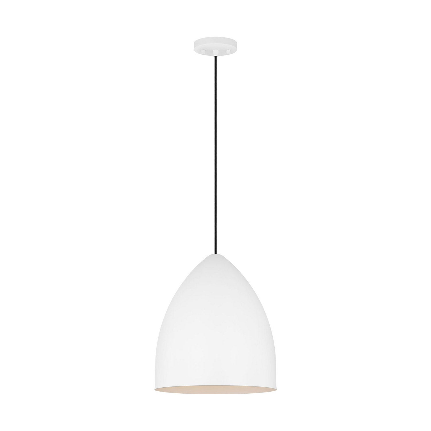 Visual Comfort Studio - DJP1151MWT - One Light Pendant - Huron - Matte White