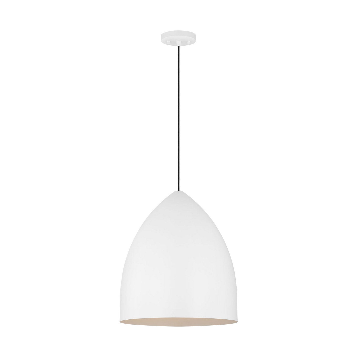 Visual Comfort Studio - DJP1161MWT - One Light Pendant - Huron - Matte White