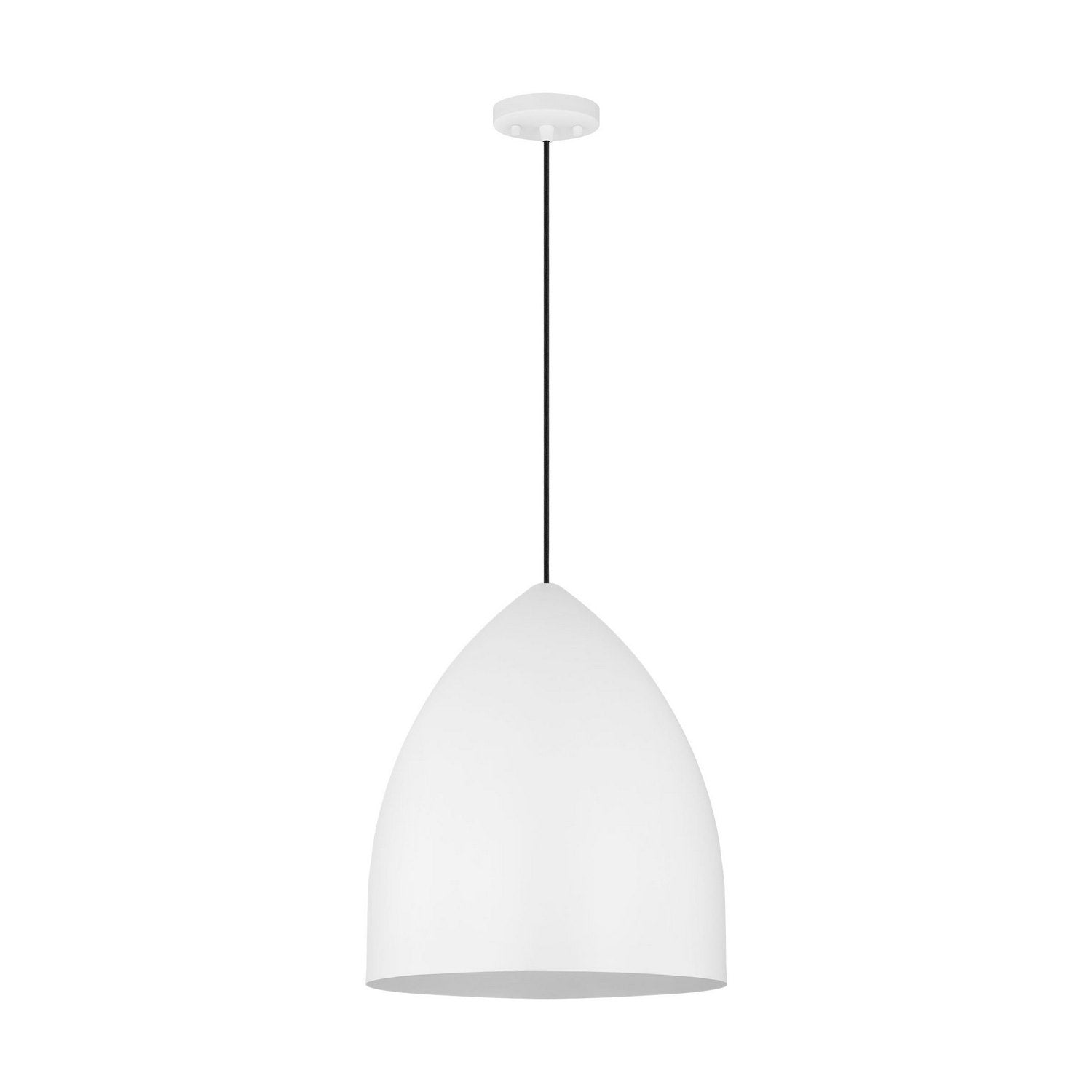 Visual Comfort Studio - DJP1161MWT - One Light Pendant - Huron - Matte White