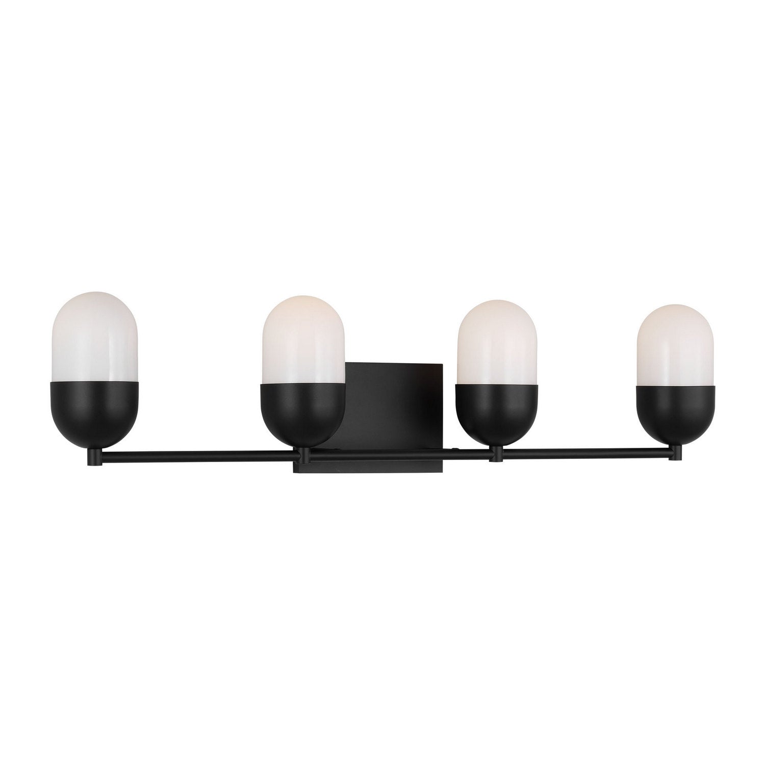 Visual Comfort Studio - DJV1094MBK - Four Light Vanity - Foster - Midnight Black