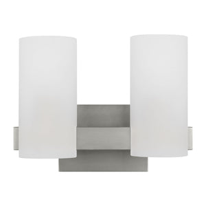Visual Comfort Studio - DJV1102BS - Two Light Vanity - Rhode - Brushed Steel