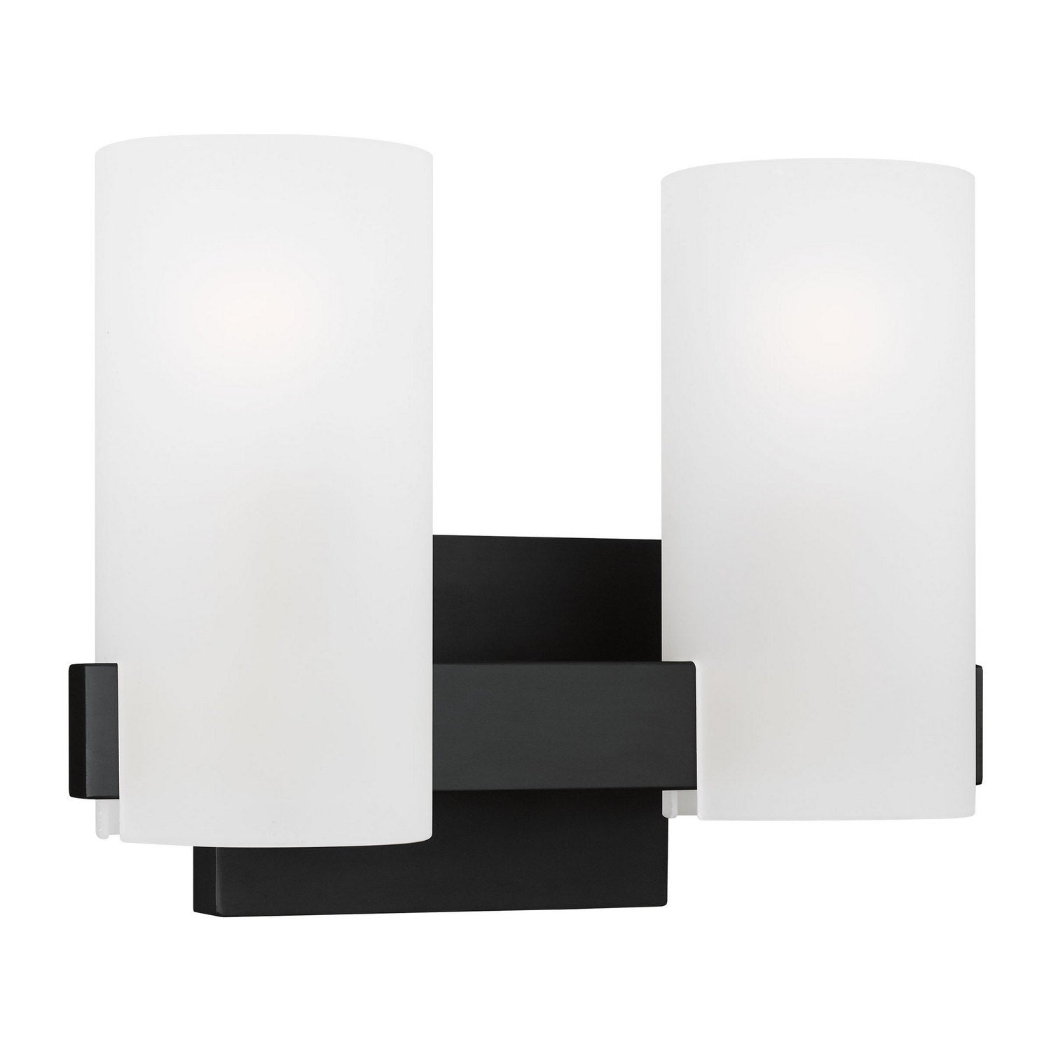 Visual Comfort Studio - DJV1102MBK - Two Light Vanity - Rhode - Midnight Black