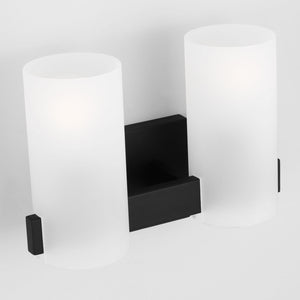 Visual Comfort Studio - DJV1102MBK - Two Light Vanity - Rhode - Midnight Black