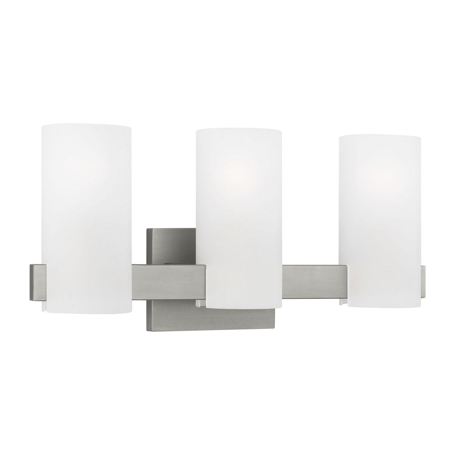 Visual Comfort Studio - DJV1103BS - Three Light Vanity - Rhode - Brushed Steel