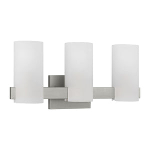 Visual Comfort Studio - DJV1103BS - Three Light Vanity - Rhode - Brushed Steel