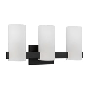 Visual Comfort Studio - DJV1103MBK - Three Light Vanity - Rhode - Midnight Black