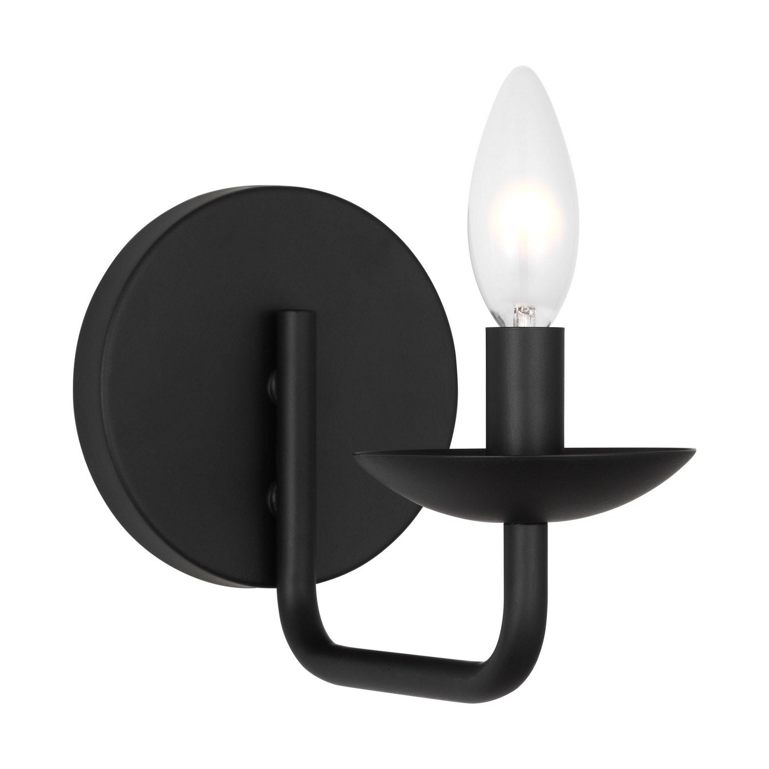 Visual Comfort Studio - DJW1071MBK - One Light Wall Sconce - Albion - Midnight Black