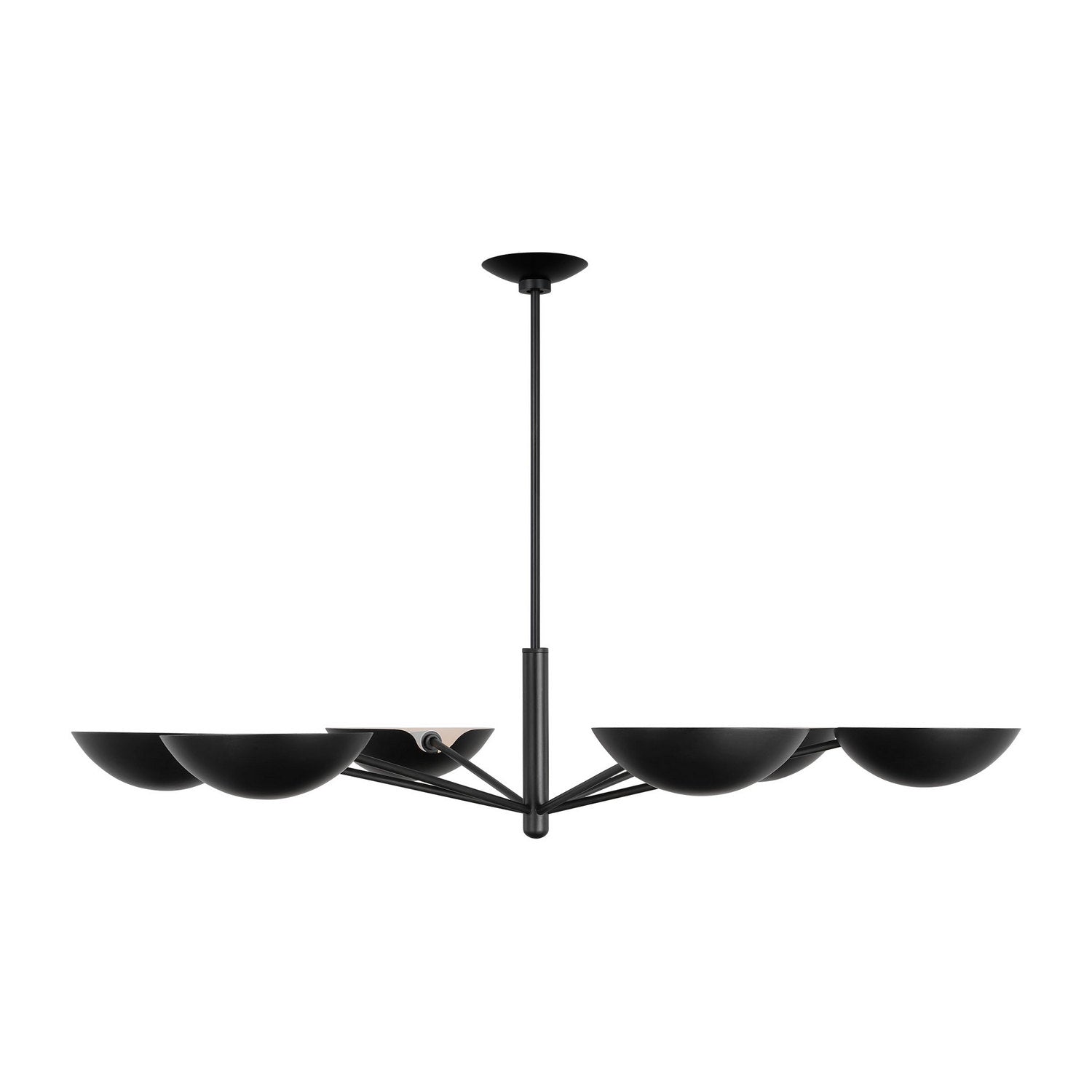 Visual Comfort Studio - EC1306AI - Six Light Chandelier - Nevel - Aged Iron