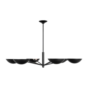 Visual Comfort Studio - EC1306AI - Six Light Chandelier - Nevel - Aged Iron
