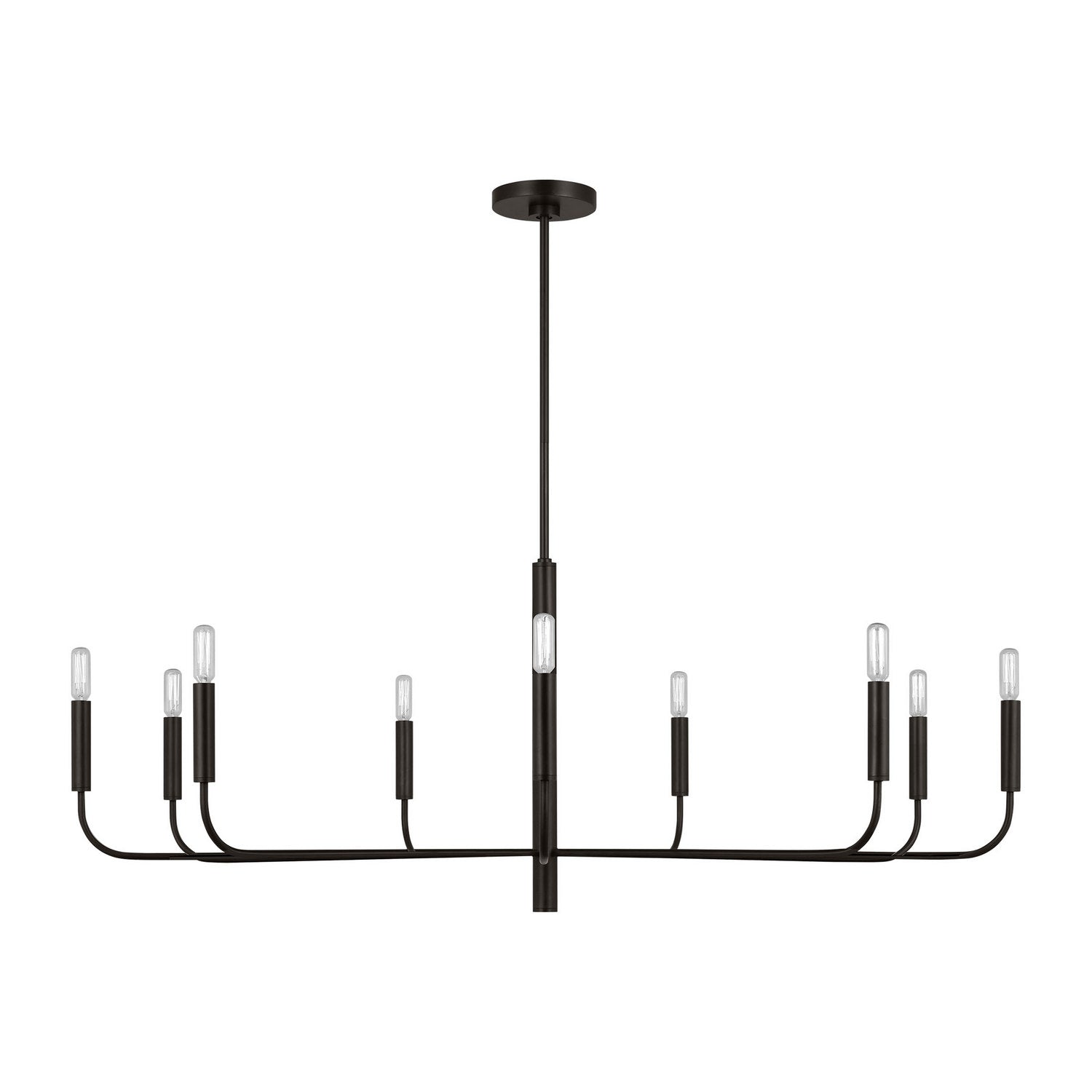 Visual Comfort Studio - EC1319AI - Nine Light Chandelier - Brianna - Aged Iron