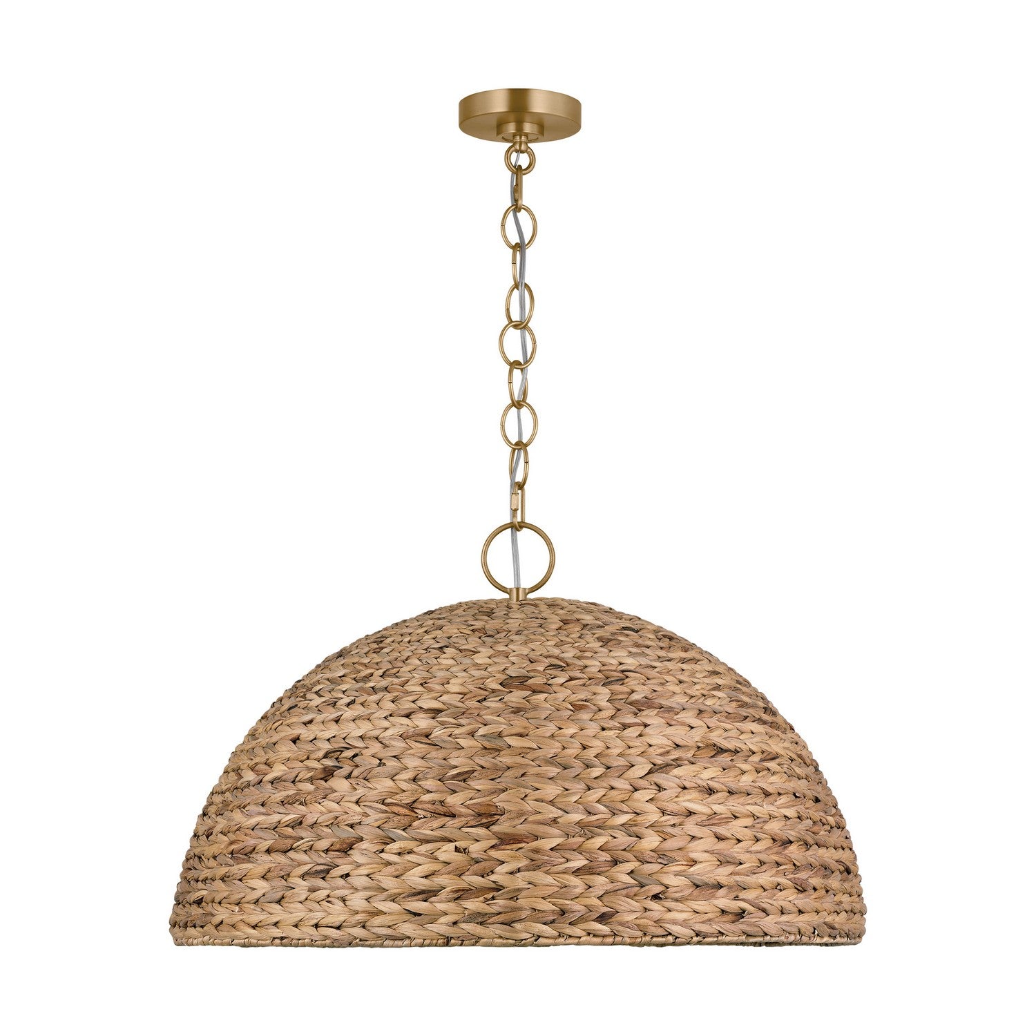 Visual Comfort Studio - EP1383BBS - Three Light Pendant - Cay - Burnished Brass