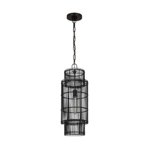 Visual Comfort Studio - EP1411AI - One Light Pendant - Elio - Aged Iron