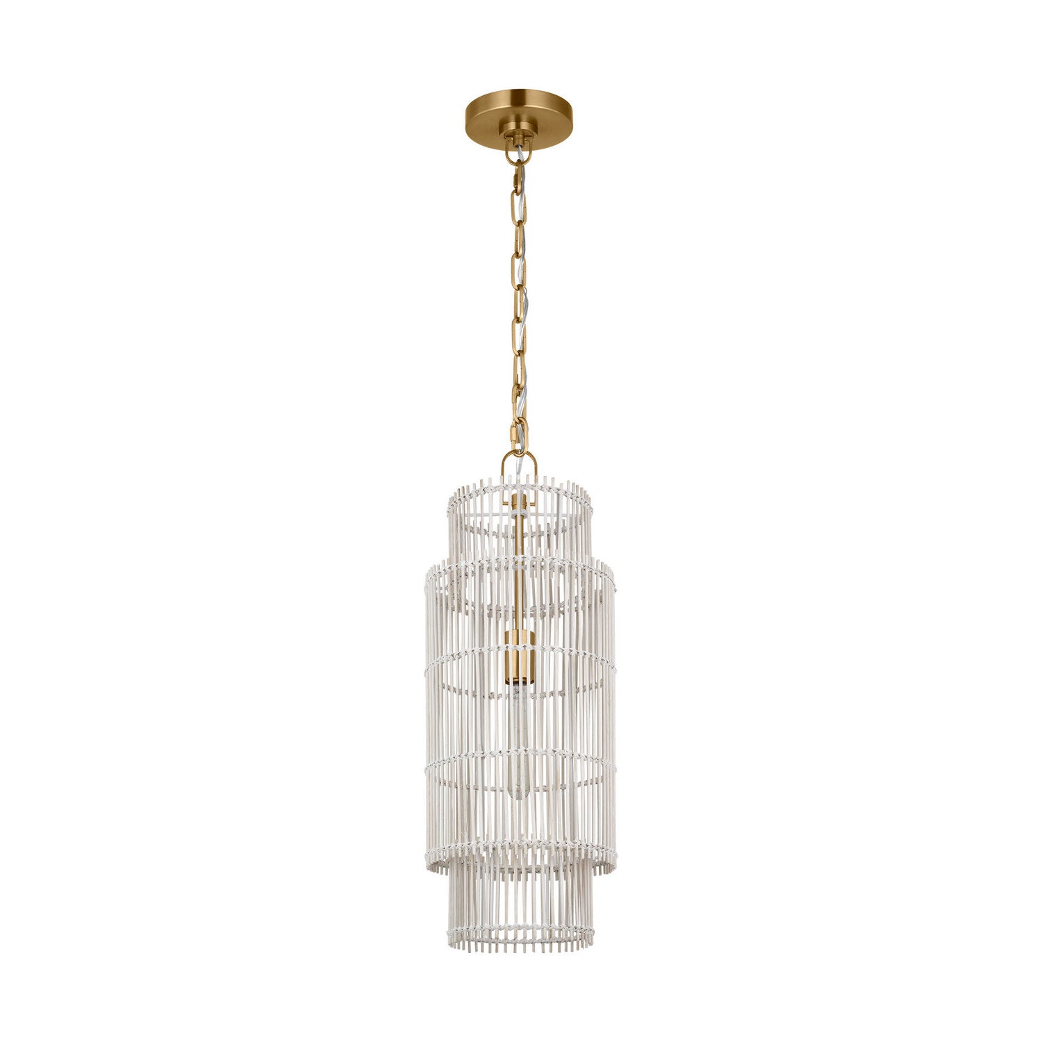 Visual Comfort Studio - EP1411BBS - One Light Pendant - Elio - Burnished Brass