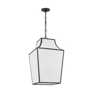 Visual Comfort Studio - EP1434AI - Four Light Pendant - Arnio - Aged Iron