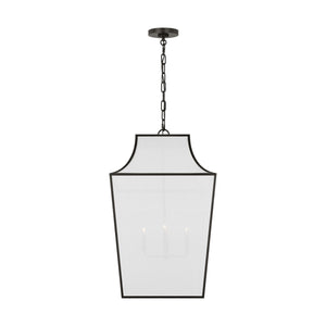 Visual Comfort Studio - EP1434AI - Four Light Pendant - Arnio - Aged Iron