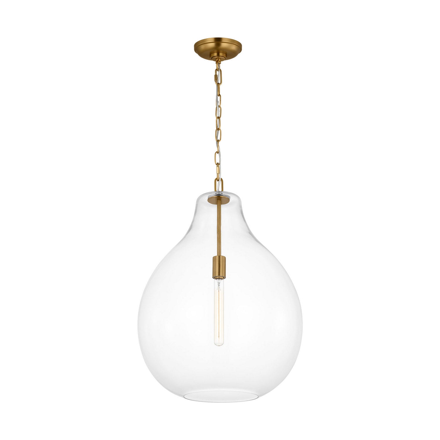 Visual Comfort Studio - EP1441BBS - One Light Pendant - Magnus - Burnished Brass