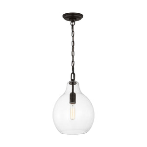 Visual Comfort Studio - EP1451AI - One Light Pendant - Magnus - Aged Iron