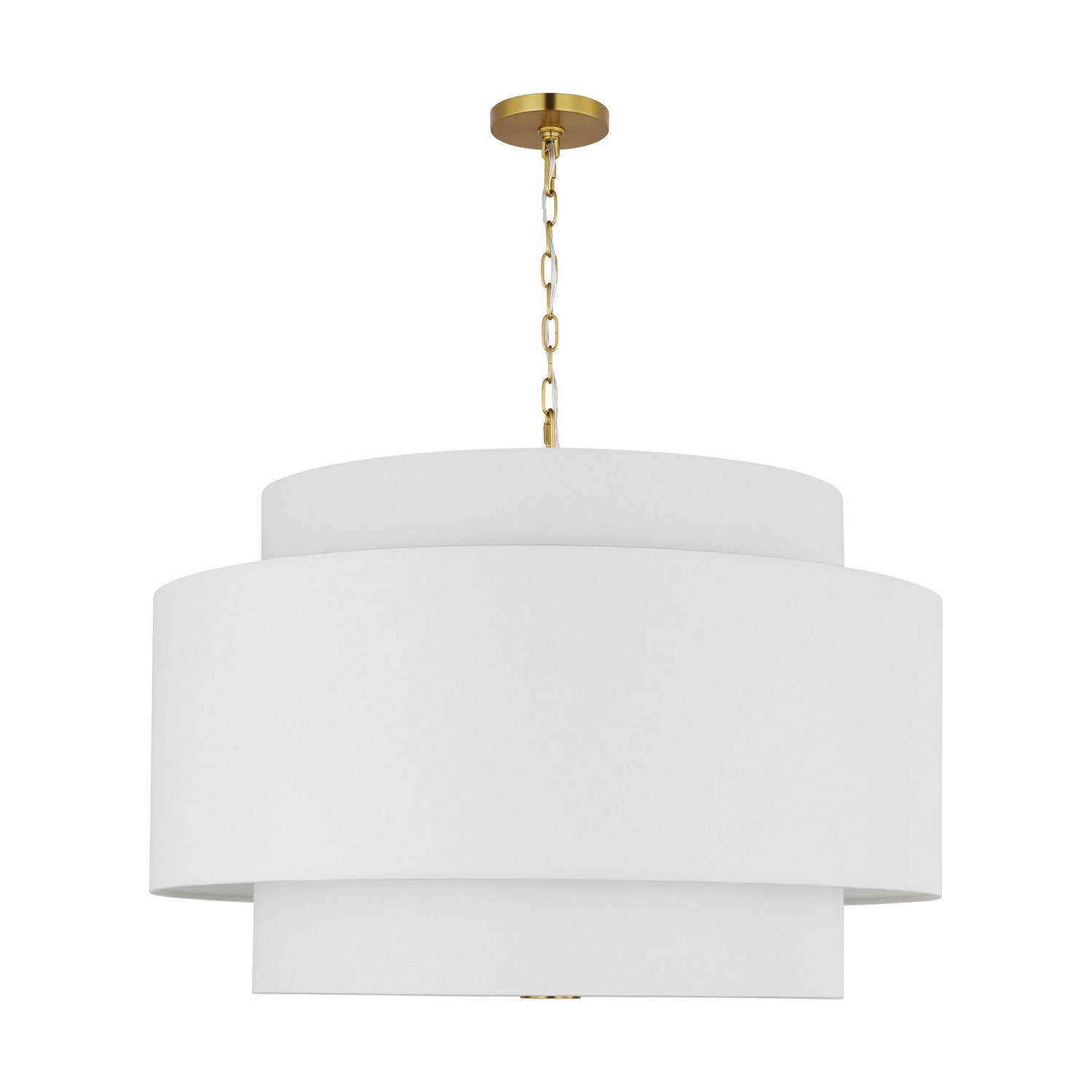 Visual Comfort Studio - KSP1184BBS - Four Light Pendant - Sawyer - Burnished Brass