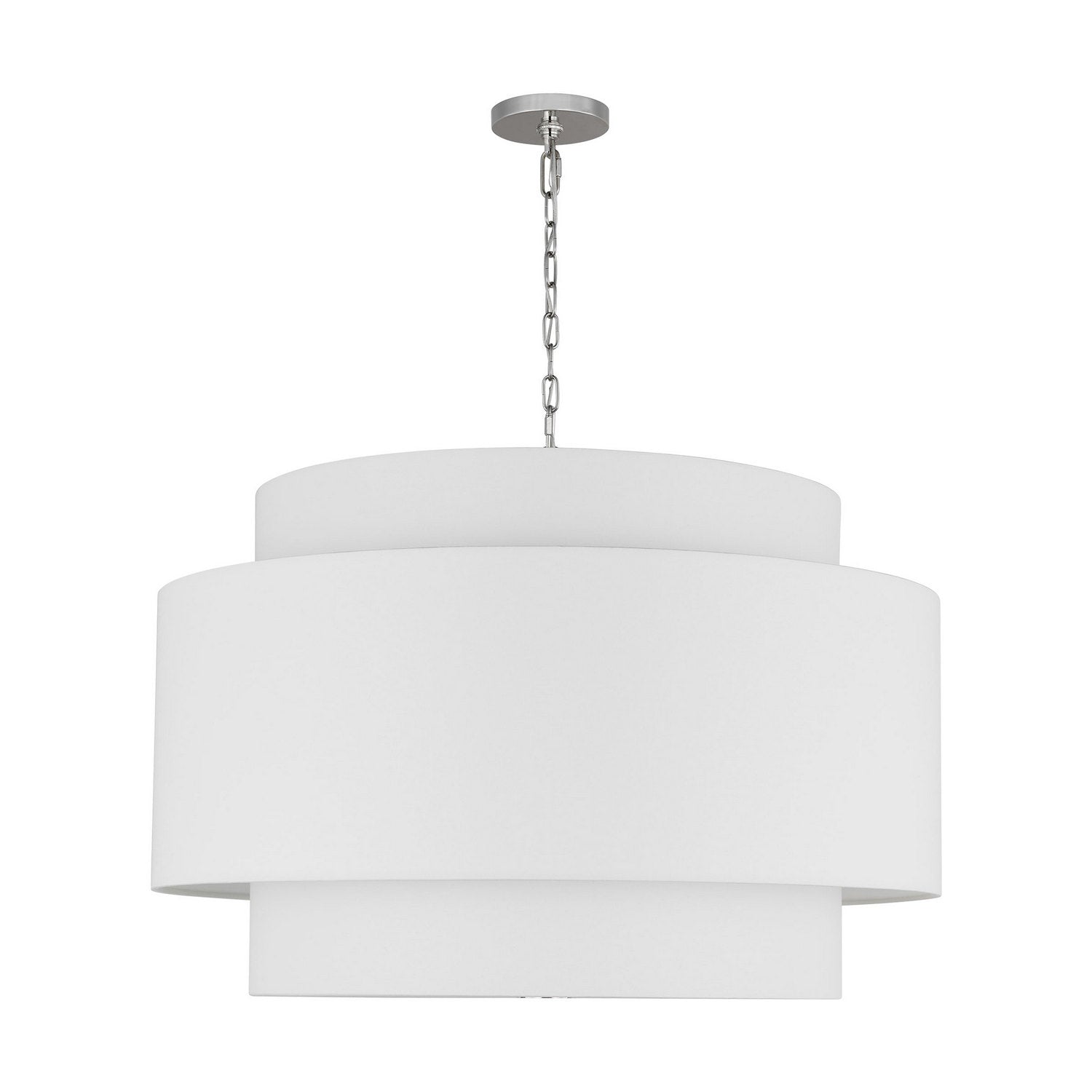 Visual Comfort Studio - KSP1184PN - Four Light Pendant - Sawyer - Polished Nickel