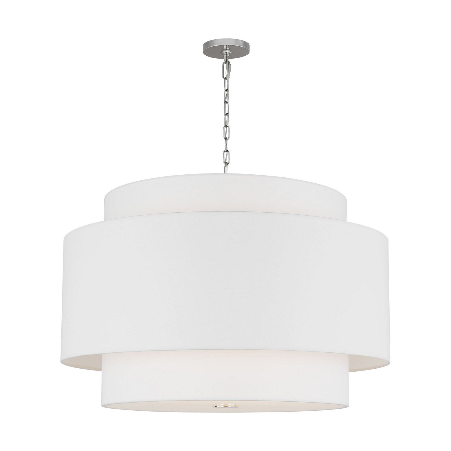 Visual Comfort Studio - KSP1184PN - Four Light Pendant - Sawyer - Polished Nickel