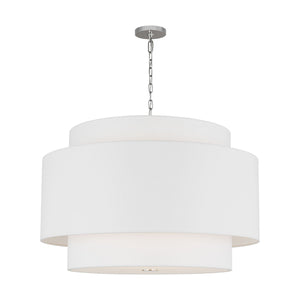 Visual Comfort Studio - KSP1184PN - Four Light Pendant - Sawyer - Polished Nickel