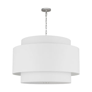 Visual Comfort Studio - KSP1184PN - Four Light Pendant - Sawyer - Polished Nickel